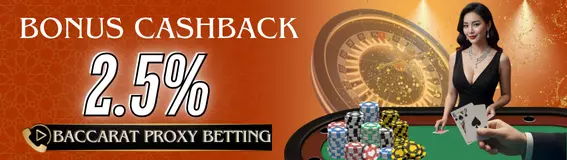CASHBACK PROXY BETTING 2.5%